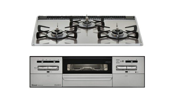 rinnai rs31w27u12dgvw-13a マイトーン ビルトインガスコンロ 都市ガス用・3口・両側強火タイプ・幅 の写真