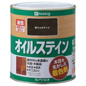 カンペハピオ 7801200.7 オイルステインA 0.7L 新ウォルナット 6入の写真