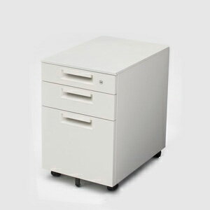 ワゴン3段SH-046SC-3白の写真