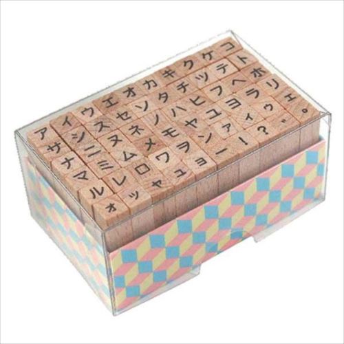 こどものかお プチ文字スタンプ Q カタカナ 1234-002の写真