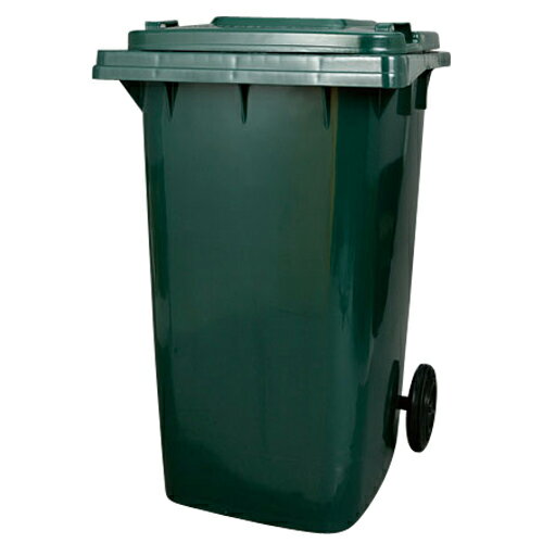 dulton ダルトン plastic trash can green の写真