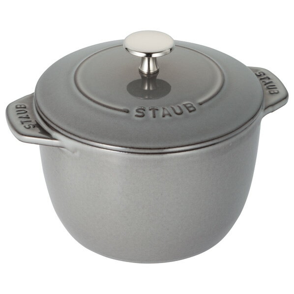 ストウブ(staub) ラ・ココット デゴハン(de GOHAN) Mサイズ グレー 40509-703-0の写真