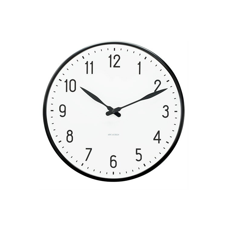 掛け時計 ステーション STATION アルネヤコブセン ARNE JACOBSEN 290mmの写真