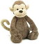 サルのぬいぐるみJellycat (ジェリーキャット )バシュフル モンキーの画像
