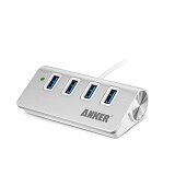 Anker USB 3.0 高速4ポートハブ 一体型ケーブル アルミ製